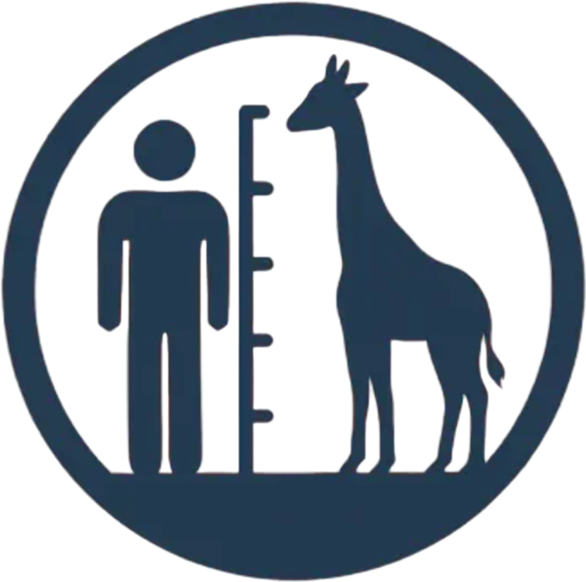 Size Comparison Logo